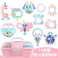 Storage Storage Box Newborn Chewable Teether Rattle Set Full Month Baby Hand Rattle 6 Months Baby To