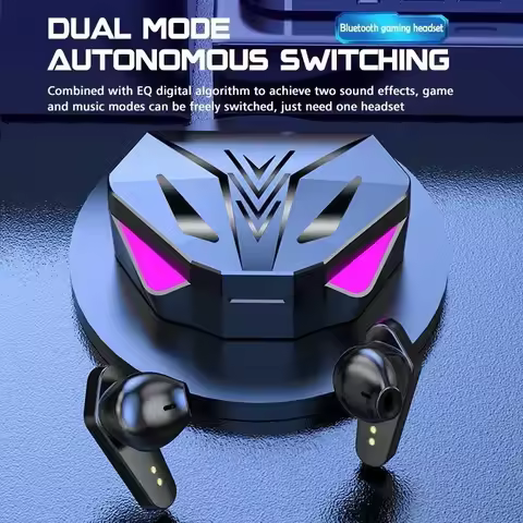 X15 TWS Gaming Earbuds Wireless Bluetooth Earphones With Mic Bass Audio Sound Positioning 9D Stereo 