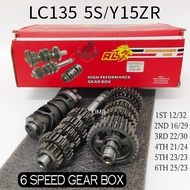 RED LEO LC5S Y15ZR Racing Gear Box Set 6 Speed With Drumshifter