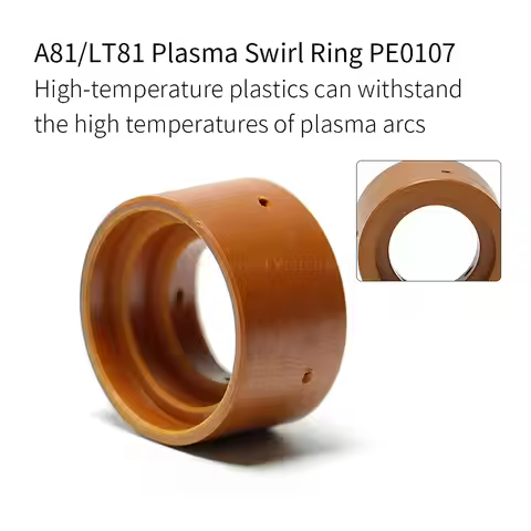 5pcs Trafimet A81/LT81 Plasma Cutting Torch Consumables PE0107 Swirl Ring Air Diffuser