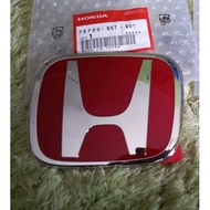 HONDA Logo H Emblem MERAH RED HONDA CIVIC FD FC FB FE CITY HATCHBACK TM0 STREAM RN6 RN9 ODYSSEY RB3 