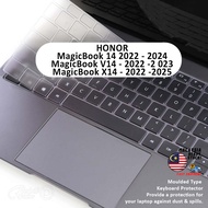 Keyboard Protector For Honor MagicBook 14 - 2022 - 2024 Model Honor MagicBook V14 - 2022 - 2023 Mode