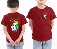 Boys & Girl Shirt Kids Baju Tshirt Lelaki Budak 3/4Y-13/14Y T Shirt For Kids Boy 10 To 12 Years Old