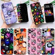 iPhone X XS 5 5s 6 6s Pplus 7 8 7 Plus 8 Plus SE 2016 Y1 Among us Anime Soft black phone case