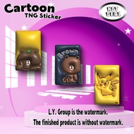 Cartoon (2) TNG Pelekat - Tng Touch N Go/Bank kad pelekat pelindung (Beli 4 Percuma 1)(TNG Sticker)