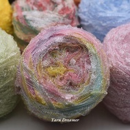 12 Colors - Bright Shiny Yarn DIY Crochet Yarn Hand Knitting Yarn Fancy Yarn