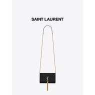 YSL/Saint Laurent Ladies KATE Mini Black Leather Chain Bag Tassel Bag YSL Bag Shoulder Bag