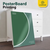 PosterBoard - Photo with Lamination + Wood Frame | Gambar Poster Dengan Bingkai Kayu | Size 12inchX1