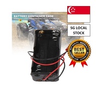 [SG FREE 🚚]4Pack 6V 4XAA Battery Container Case Holder Pack Box JST Plug Receiver for 1/8 1/10 RC Ni