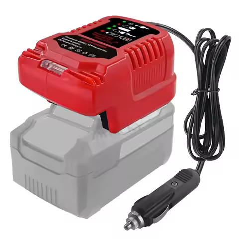 12V/24V 100-240V Portable Li-ion Battery Mini Compact Car Charger For Einhell 18V for Power X-Change