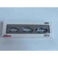 [Ready Stock] 1: 87 Schuco Citroen 2cV+Mini Cooper Set, Alloy Car Model.Before Photographing Baby Pl