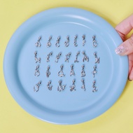 YVIS Scribble Initial Silver (Stainless Steel) (เฉพาะจี้)ใช้กับสร้อยคอและข้อมือ Scripts Line เท่านั้