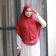 Hijab Ellysha 2in1 NAZEERA SLIMMY HIJAB SYARI MAROON