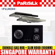 (Bundle) Fujioh FH-GS 5030 SVGL Gas Hob + FR MS 1990 R Super Slim Cooker Hood (900mm)