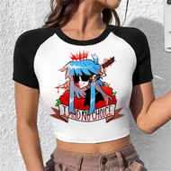 Sally Face Affordable Gyaru Baddie Crop Top - Cute Grunge Style