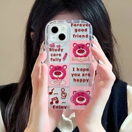 Photo frame airbag soft case for iphone 14promax 11 13 12 7Plus 6 6s XR X XS Max cute Lotso cover