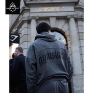 [GYMSHARK] Casual Sports Long Sleeve Heavy Wash Loose Contour Sweatshirt Hoodie Shark New Style