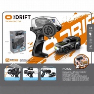 Mini RC remote control car 1:64 4WD drift car 2.4GHz rechargeable battery desktop model car for chil