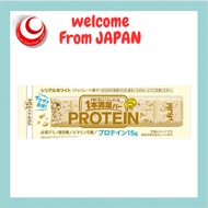 Asahi Group Foods 1-Pon Manzoku Bar Protein White 1 bar × 9Direct from Tokyo, JAPAN