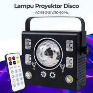 Lampu Proyektor Disco Waterproof IP20 DMX 50W 245V