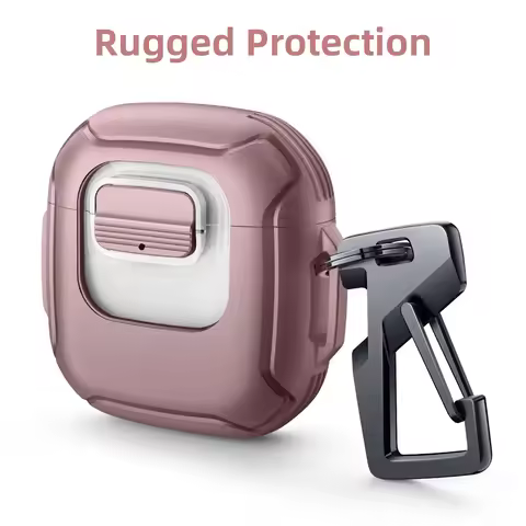 Dexnor for Bose QuietComfort Earbuds II & Ultra Earbuds, Secure Lock Clip Rugged Bumper Shockproof C