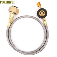 PIXELHIVE​ Inflation Valve Adapter Hiking Flat Gas Tank Gas Refill Tools Leak-proof Gas Tank Inflata