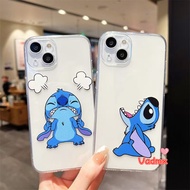 Cartoon Cute Stitch Phone Case For OPPO A93 A94 A95 A96 A97 A98 4G 5G A9 A5 2020 ACE 2 F27 F23 Pro R