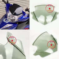YAMAHA Y15ZR Y15 V1 V2 COWLING VISOR COLOUR SMOKE / CLEAR HEAD LAMP COVER FAIRING CERMIN DEPAN HANDL
