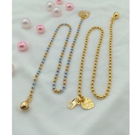 Korean COP 916 Gold Anklet