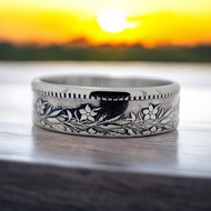 巴基斯坦硬幣戒指 1 盧比 1981-1991，巴基斯坦男士戒指，女士硬幣戒指