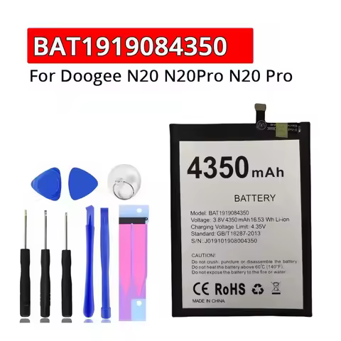 For Doogee N20 N20Pro N20 Pro 4350mah BAT1919084350 Mobile Phone Battery