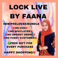 [LINK PAYMENT RM1.90 - RM10.90] MAX 2KG (1-6 HELAI SM 1-3 HELAI SS) LOCK LIVE BY FAANA (NEW / PRELOV