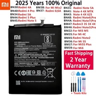Phone Battery For  Redmi Note 4 4X 3 3S 3X 4X 4A 3 pro 5 5A 6 6A Pro Mi4C Mi 5X Mi 5 Mi5 M5 Mi6 Batt