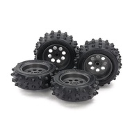 TAMIYA 15547 SPIKE TIRE & WHEEL SET (for EZ CHASSIS)