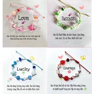 Cute glass evil Eye bracelet - Eye evil handmade bracelet