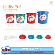 Orocan Utility Pail / Timba, Lid / Takip (10 Liters,12 Liters, 16 Liters, 24 Liters)