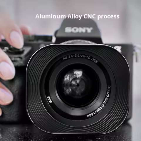 Square light Shield Suitable for lenses 52/55/58/62mm Metal Cover Fuji Weizhuoshi 56F1.4/1.7 Fixed F