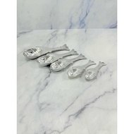 5pcs Aluminum Fish Measuring Spoons (542 New)
