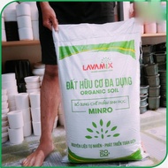 Đất Trồng Cây Lavamix (bao 20dm ~ 10kg) - Đất hữu cơ đa dụng trồng rau củ quả cây kiểng trộn sẵn - H