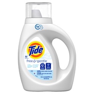 Tide Free & Gentle Liquid Detergent, Unscented, 1.24l (32 Loads)/Tide Free and Gentle Laundry Pod 31