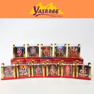 Small Hindu God Statue for Car | 11 Variants – Shiva Family, Durga, Hanuman, Ganesha, Murugan, Shiva