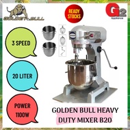 GOLDEN BULL (READY STOCK) 20L HEAVY DUTY STAND MIXER B20