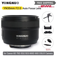 YONGNUO YN35mm F2.0 Lens Wide-Angle Large Aperture Auto Focus Lens for Canon EF DSLR Camera Like 6D 70D 5D2 5D3 600D 60D