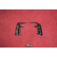 Honda Civic FL5 Type R Front Fog Cover Mug Real Carbon Fiber One Pair