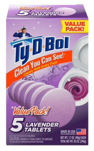 Ty D Bol Toilet Cleaner Tab Lavender (IMPORTED FROM USA)