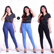 HIGH WAIST ONE BUTTON JEANS PLAIN ONE BUTTON HIGHWAIST JEANS