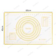WALFOS แผ่นรองอบซิลิโคนกันติดสำหรับใช้ในครัวใช้ซ้ำได้แผ่นรองอบขนมอบ