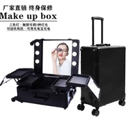 Large Capacity Trolley Makeup Artist 21 Makeup Case Storage Box Inch Makeup Case Photography with Li