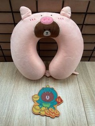 LINE Friends Brown公仔頸枕