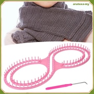 [ArutoxaMY] 8 Shape Knitting Loom Kit Portable Crocheting DIY Crafts Easy to Use Scarf Making Loom f
